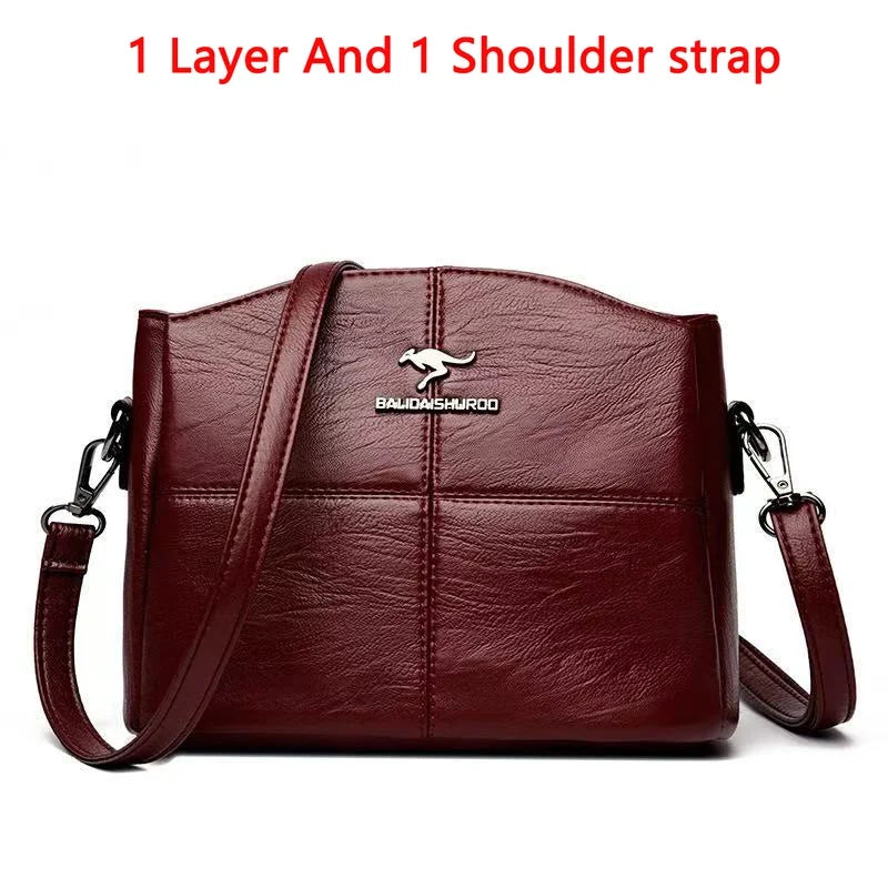 Genuine Brand PU Leather Sac Luxury Handbags Women Bags Designer Shoulder Crossbody Hand Bags for Women 2022 Purses and Handbags