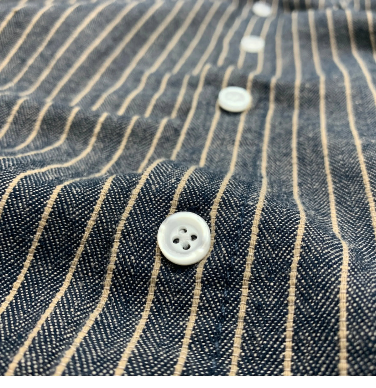 55% Linen 45% Cotton Vintage Striped Shirts for Men American Casual Retro Loose Blouses 2024 Spring Autumn Long Sleeve Male Tops