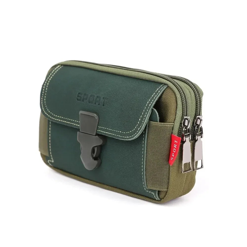Unisex Belt Pouch Phone Pouch Phone Holster Pouch Mobile Belt Pouch Small Tactical Belt Backpack Card Holder
