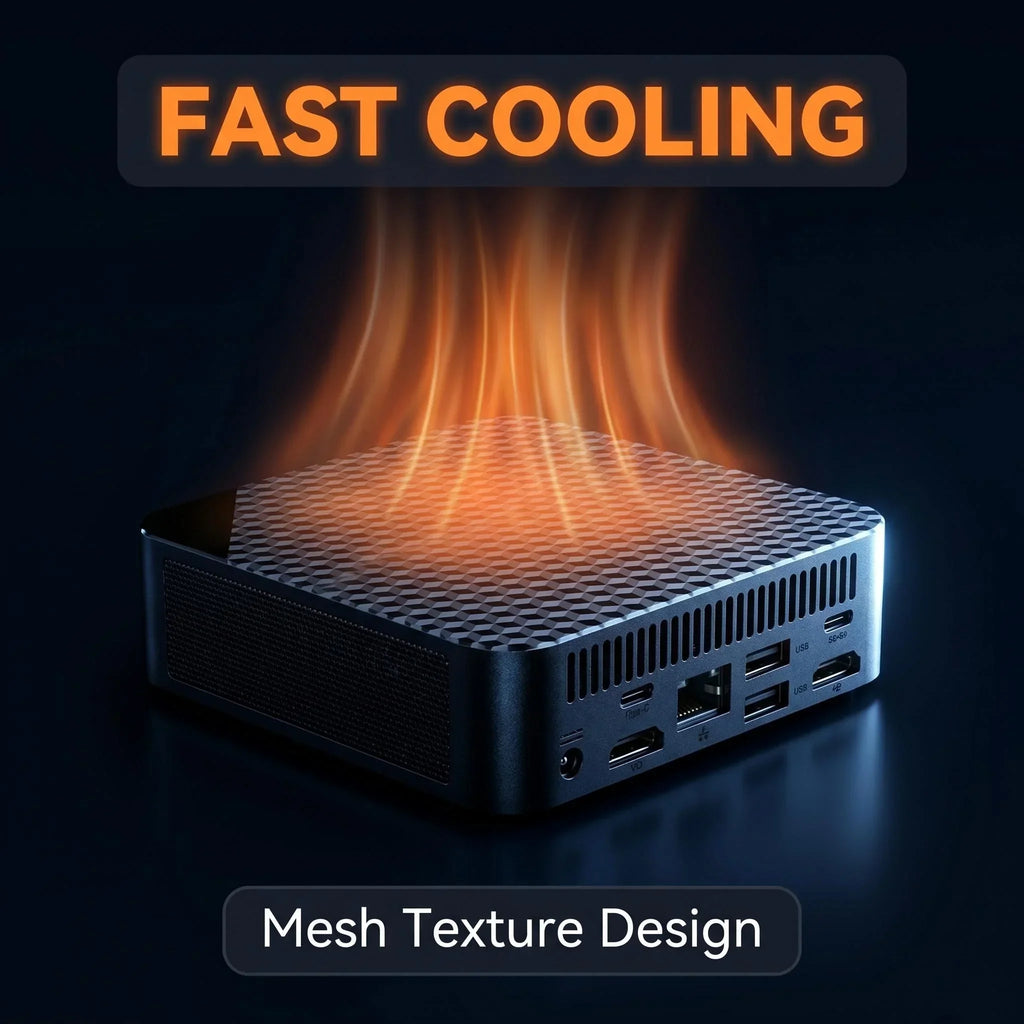 Intel Core i9-10980HK Mini PC 16GB DDR4 512GB NVMe SSD Triple 4K Display WiFi6 BT5.2 Silent Office Home Desktop Pro
