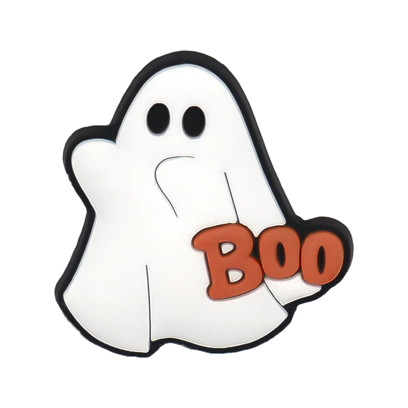 1/30pcs Halloween Shoe Charms Ghost Witch Shoe Decorations Pins for Kids Men Women Party Accessories Buckles Treat or Trick Gift