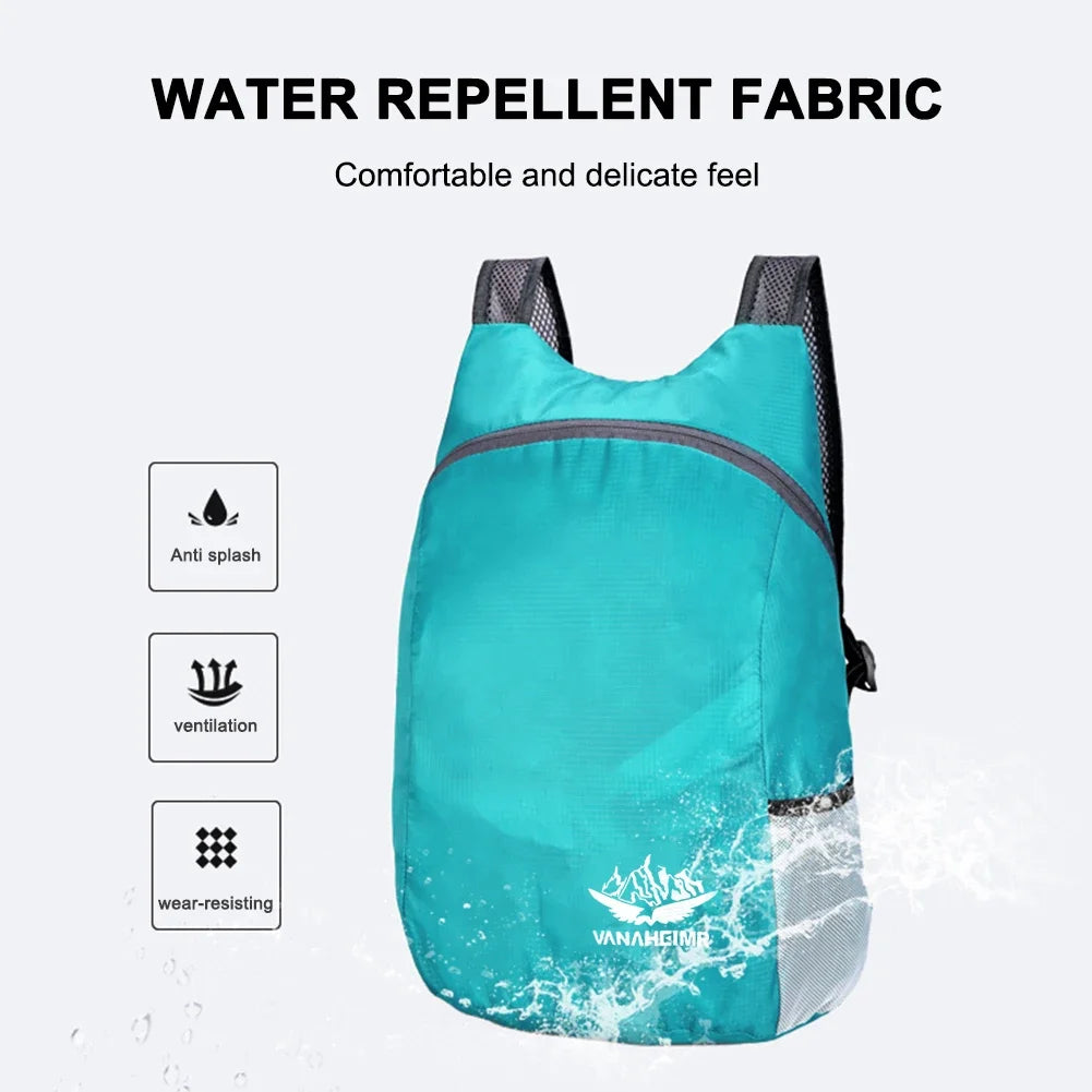 Outdoor Hiking Bag Lightweight Packable Backpack Foldable ultralight Travel Daypack Bag Waterproof Folding Pack for Women Men