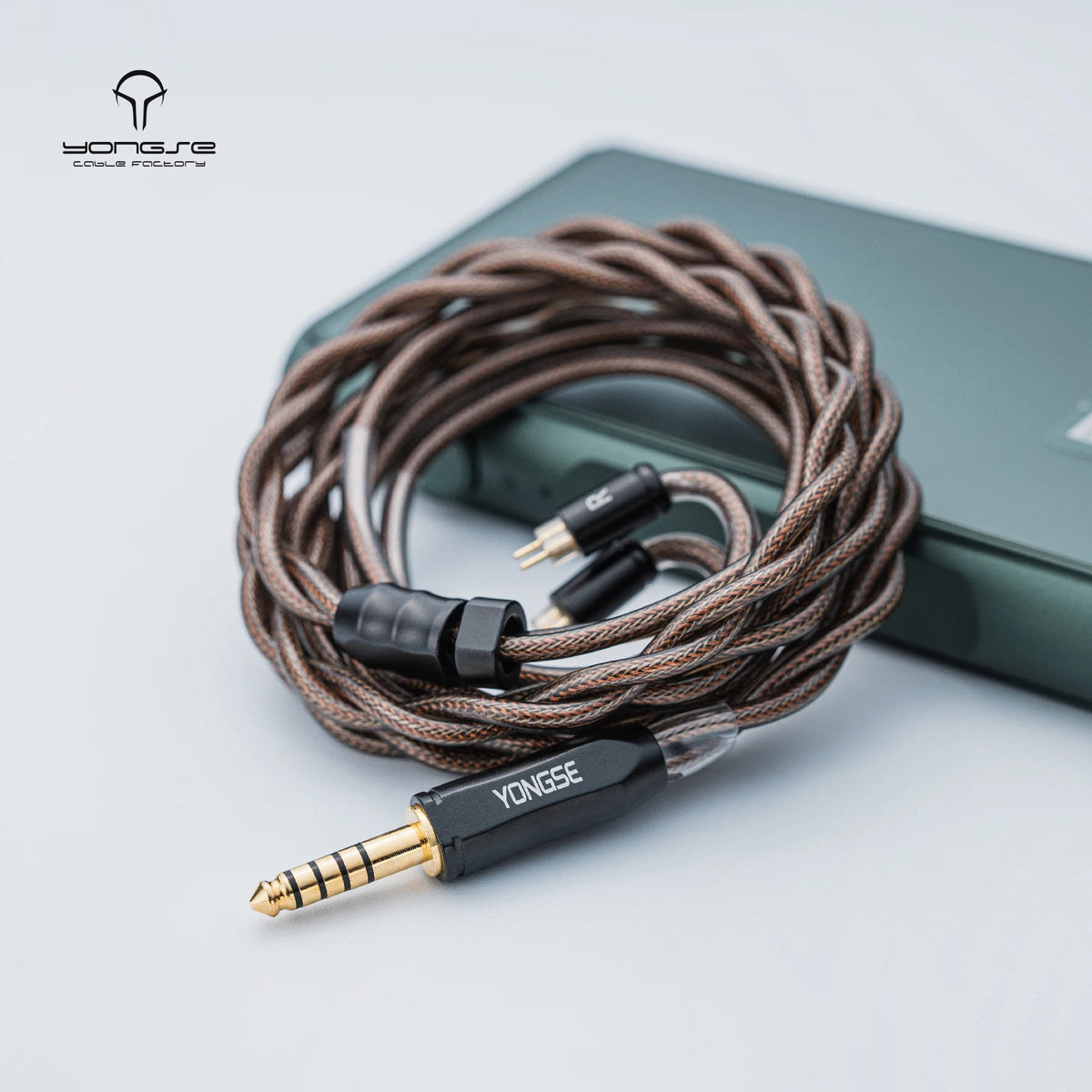 YONGSE Mech-X Cable Silver-plated Single Crystal Copper + Graphene Shielding Earphone Cable