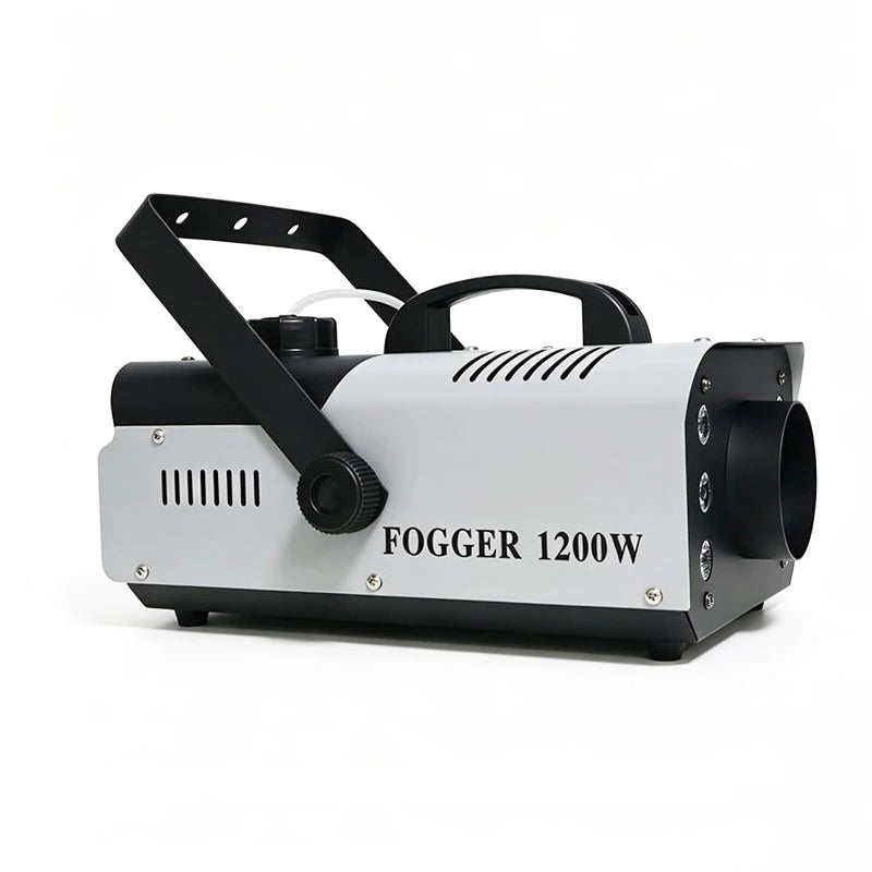 Smoke Machine 1200W 6LEDS 10m Spray Fog Machine for Wedding & Engagement Bithday Party Christmas Halloween with Remote Control
