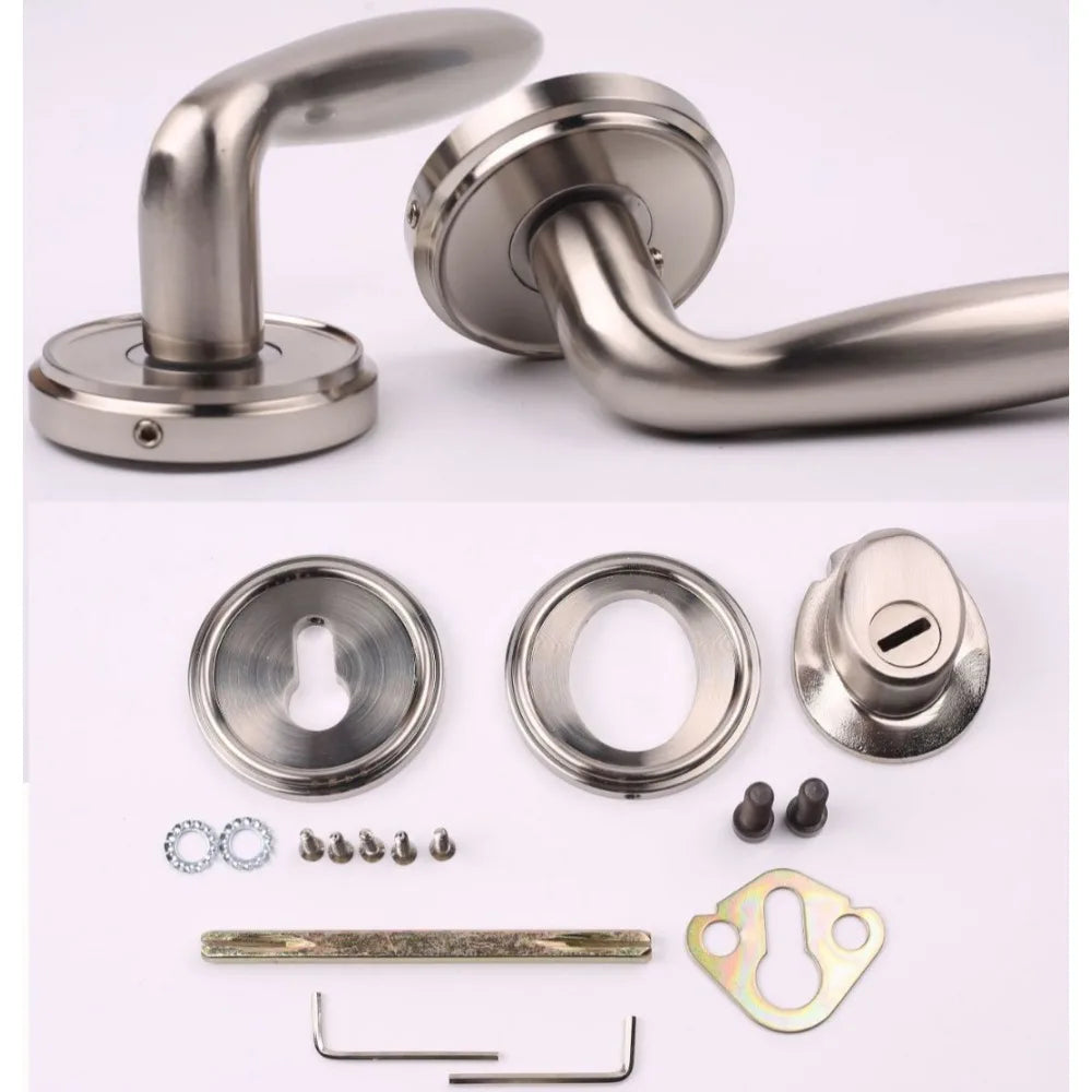 High Security Stainless Steel Israeli Lock and Handle with Four-way Locking box Design - 9065 lock body