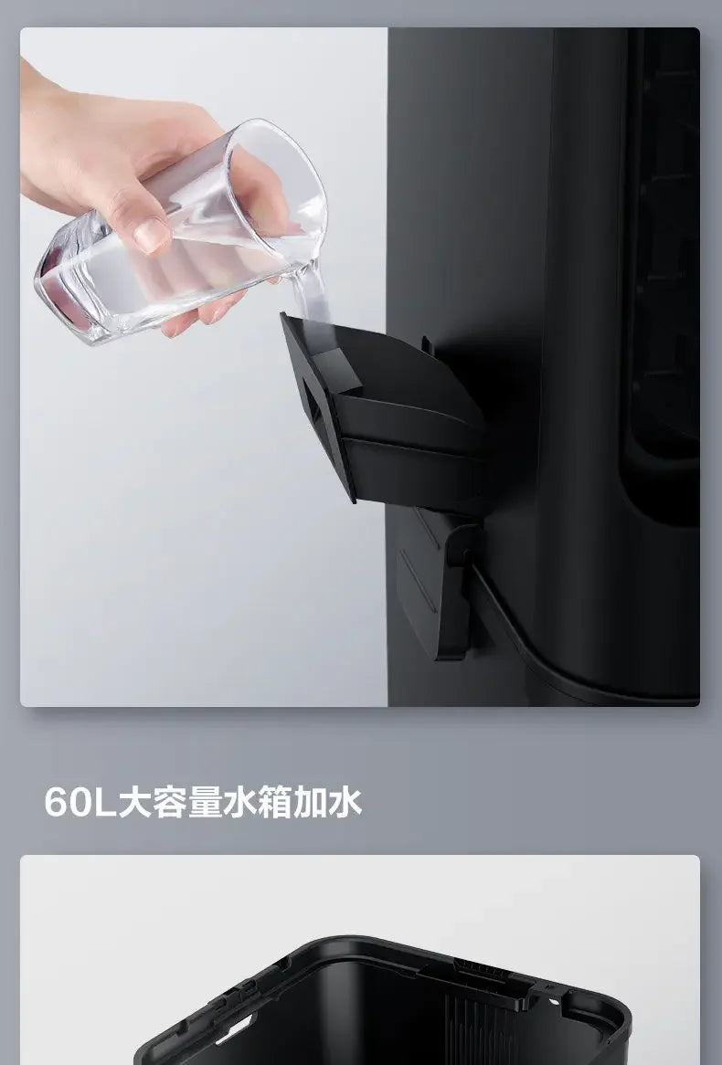 Air conditioning fan water cooling 60L mobile remote control office home commercial industrial humidification