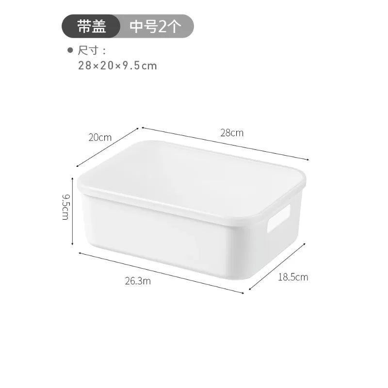 Elegant Japanese-Inspired Kitchen Organizer Multi-Compartment Drawer Storage Convenient Snack Basket for Home Use