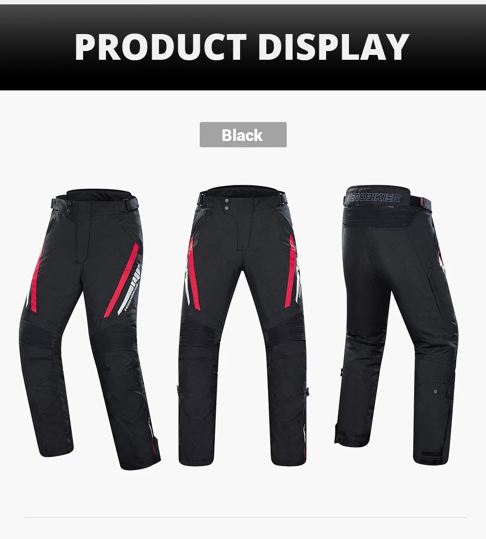 Men Motorcycle Jacket Waterproof Four Season Motorbike Overcoat Pants Reflective Riding Jackets Windproof Suits Removable Lining