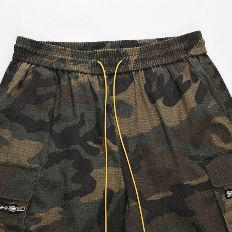 MAQVOB EU US Size High Quality Luxury Apparel Windproof Camouflage Shorts with Muti Pockets