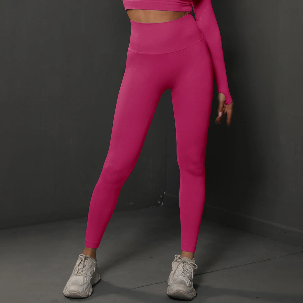 Seamless Yoga Pant High Elastic Sports Fitness Legging Women High Waist Gym Scrunch Butt Leggings Running Training Leggings