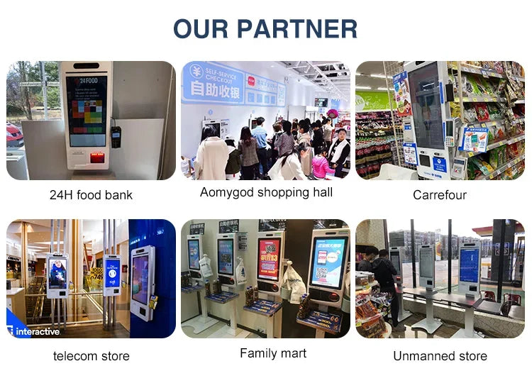 Hospital Self-service Registration Machine Contactless Self-register Service Payment Checkout Kiosk Checking In