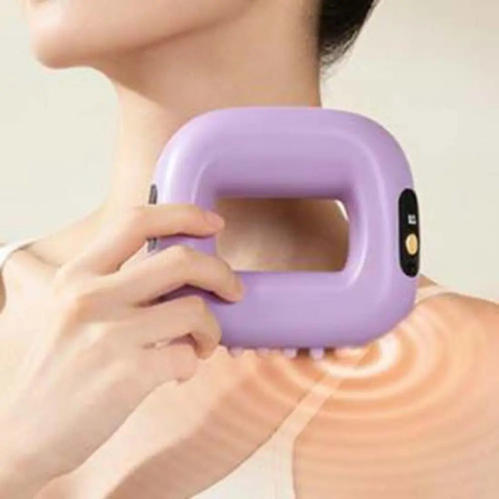 Portable Electric Fascia Massage Ring Ergonomic Fat Burning Electric Body Slimming Machine Adjustable Speed with Belt