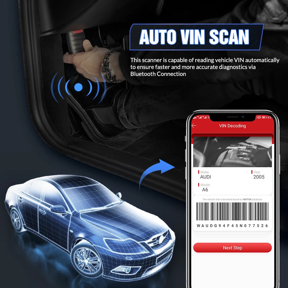 2026 THINKCAR New Thinkdiag ALL System Car Diagnostic Tools ECU Coding Active Test 16 Reset 1 Year Free OBD2 Scanner Code Reader
