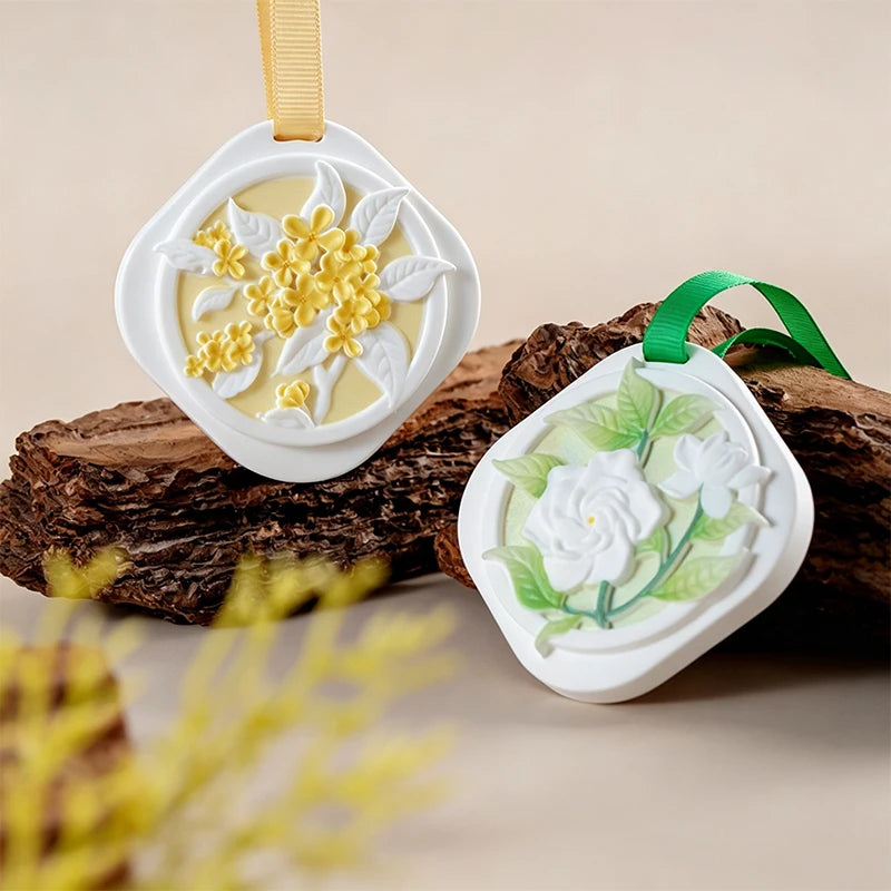 Plant Aroma, Aromatherapy Gypsum Sheet, Household Wardrobe Aroma Hanging Decoration, Car Solid Perfume Fragrance