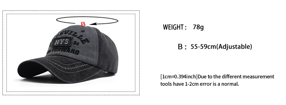 Vintage Washed Two Tone Baseball Cap Men Women Letter Embroidery Distressed Dad Hat Contrast Stitch Adjustable Sun Hat Unisex
