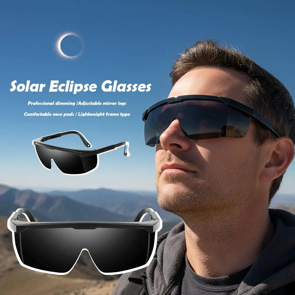 Solar Eclipse Glasses Safety Sun Viewing Paper Glasses Eye Protection UV Resistant Sun Observation Sunglasses For Direct Sun