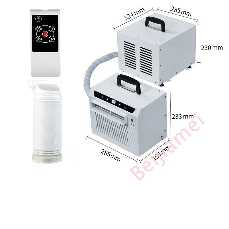 Air Conditioner Mini Mobile Split Portable Air Conditioner Caravan Camping Air Conditioner 3000BTU/H With Remote Control
