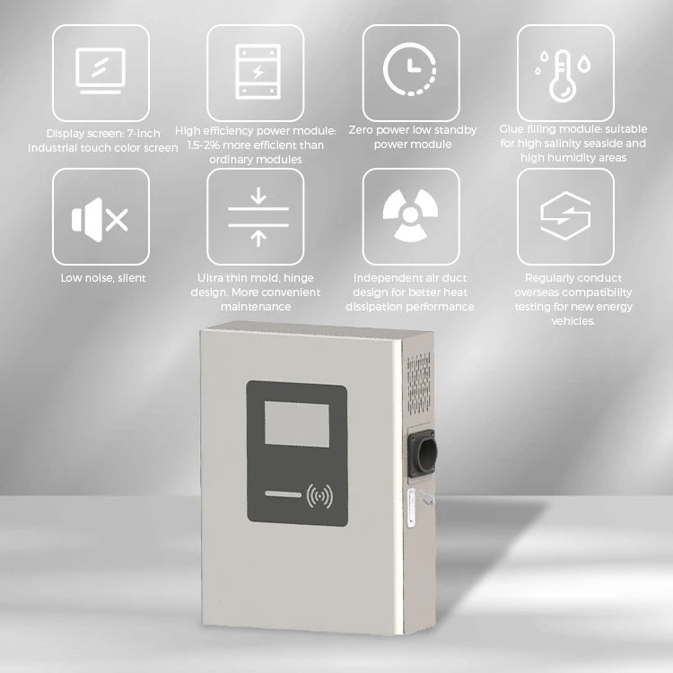 US Standard OCPP CCS1 40KW 380V EV Wall Mount DC Charging Station Stock Price Single Fast Charger Pile