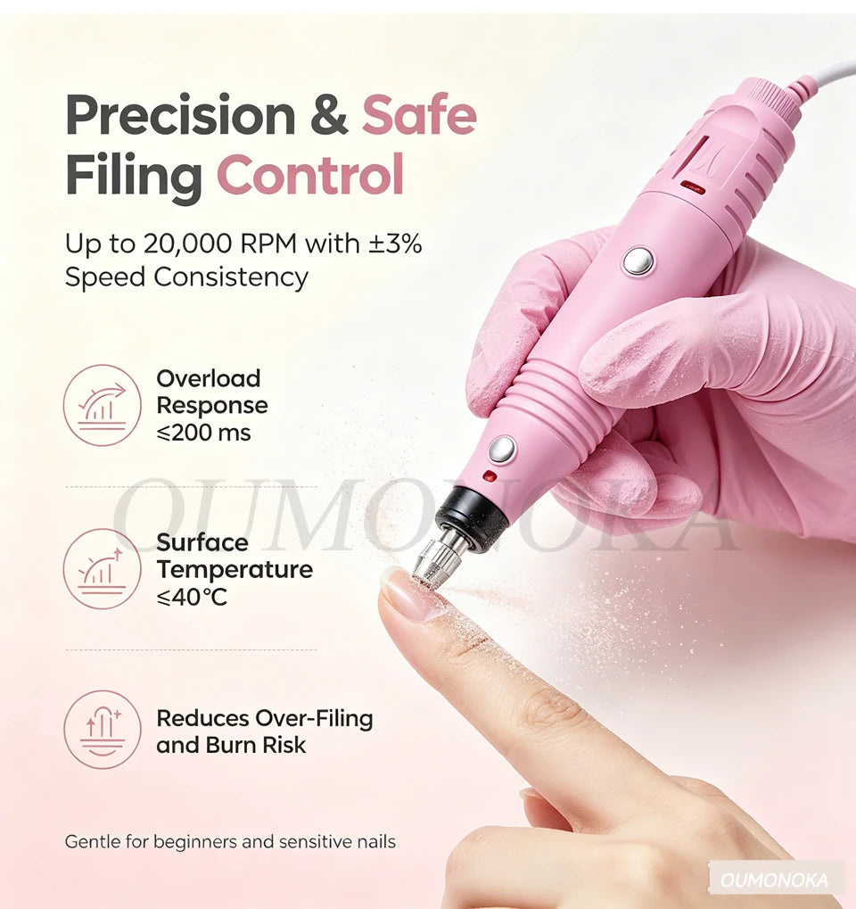 Professional Electric Nail Drill Machine Lathe Kit Nail Sander File for Manicure Cutter Set Art Supplies Salon Grinder Tools