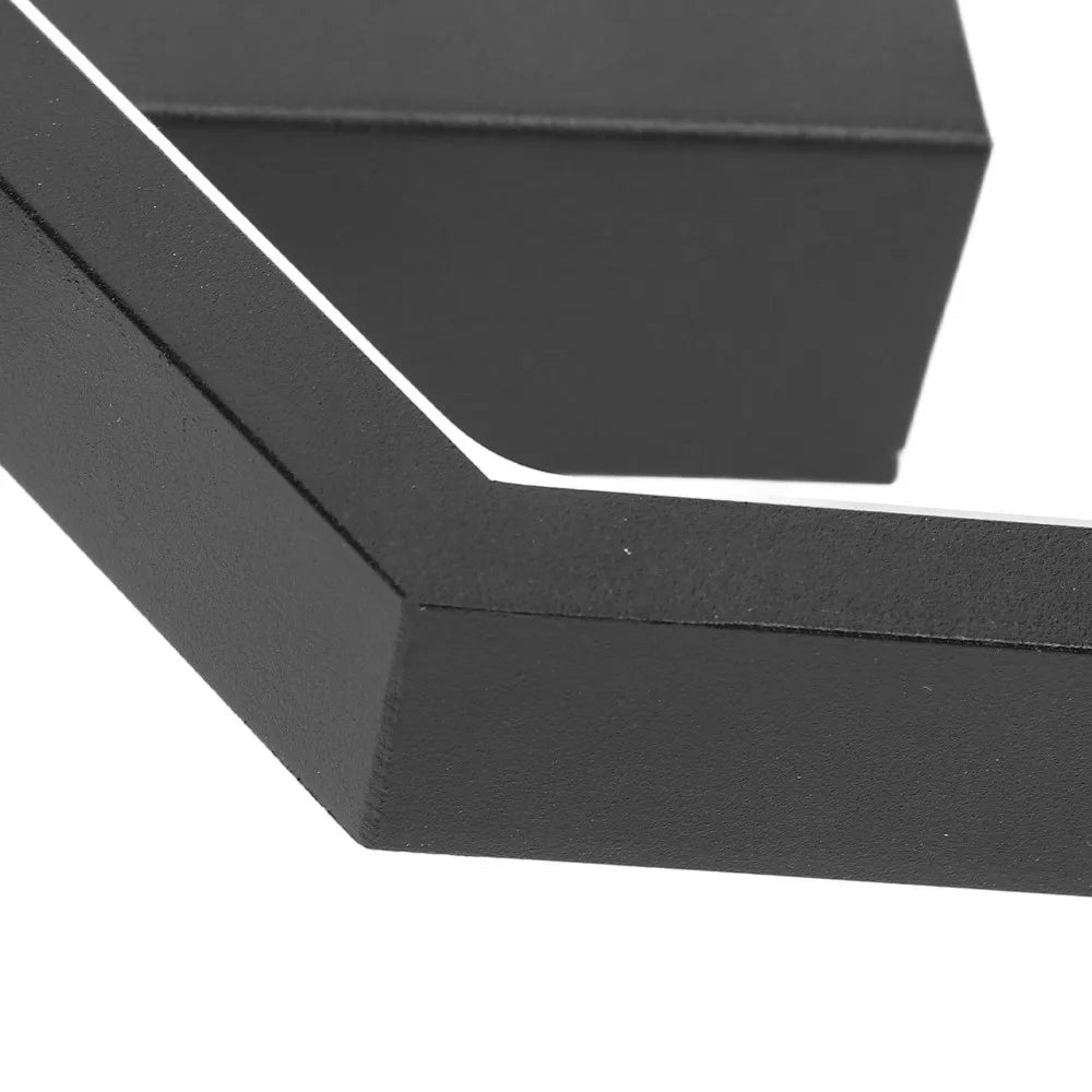 AC 85-265V LED Wall Lights 3 Color Temperature CRI 80 Wall Sconce Fixtures Black Line Design Metal Iron Art Wall Light Fixtures