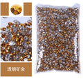 Yellow Series Flat Back Resin Rhinestone 3MM 4MM 5MM Non Hot Fix Jelly Rhinestones Stones For Craft DIY Tumblers Shoe Decoration