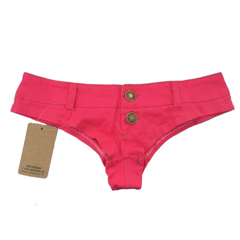 Sexy Low Waist Mini Denim Shorts Women Summer Beach Short Pants Jeans Woman Fashion Womens Club Party Jean Micro Shorts LTMW