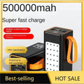 500000mah 100000mah 200000mah 300000mah Upgraded Version Super power bank fast charge with LED Super Large Capacity