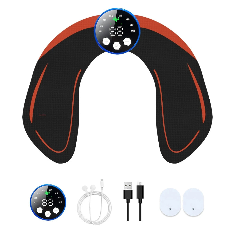 Wireless EMS Body Sculptor With Rechargeable Dual Channel Muscle Toner Butt Trainer 29 Levels 8 Modes For Home And Gym Workout