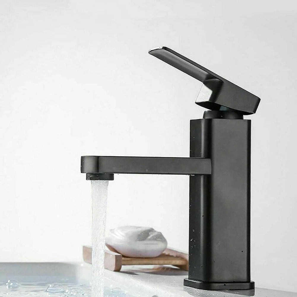 Bathroom Faucet 304 Stainless Steel Single Cold Sink Faucet Washbasin Basin Faucets Bathroom Accessories Set Sink Bath Mixer
