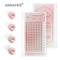 Colored Lashes Eyelash Extensions C/D/L/LU(M) Curl Mix 8-15mm Natural Soft Individual Green/Blue/Brown/Purple/Pink Eyelashes
