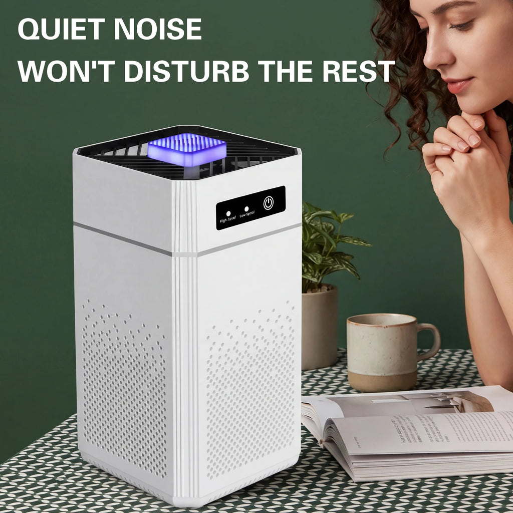 Adjustable Odor Eliminator 3 Modes Household Silent Purifiers Intelligent Indoor Negative Ion Purifier for Office & Home Car