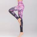 Women's High-Waist Yoga Pants, Quick-Dry, Printed, Stretch, Fitness Leggings, Tummy Control, Sports, Running, Athletic Pants