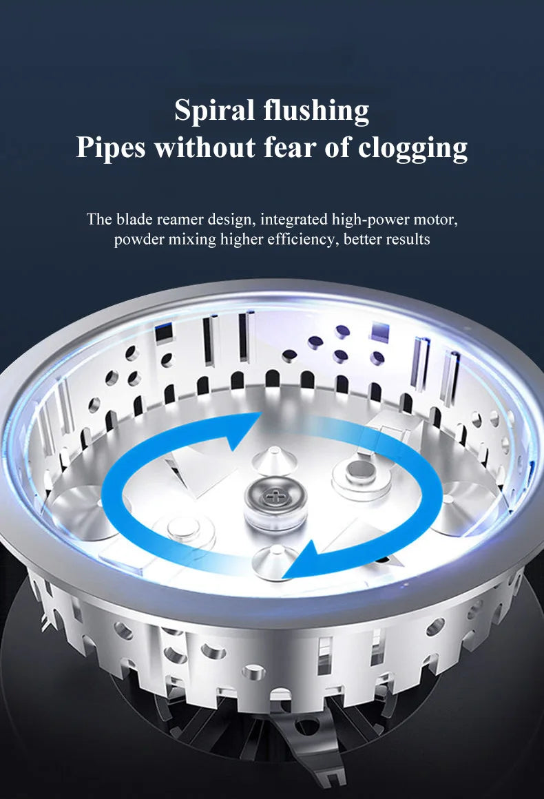 Silent Automatic Kitchen Food Waste Disposer Garbage Processor for Home Sink