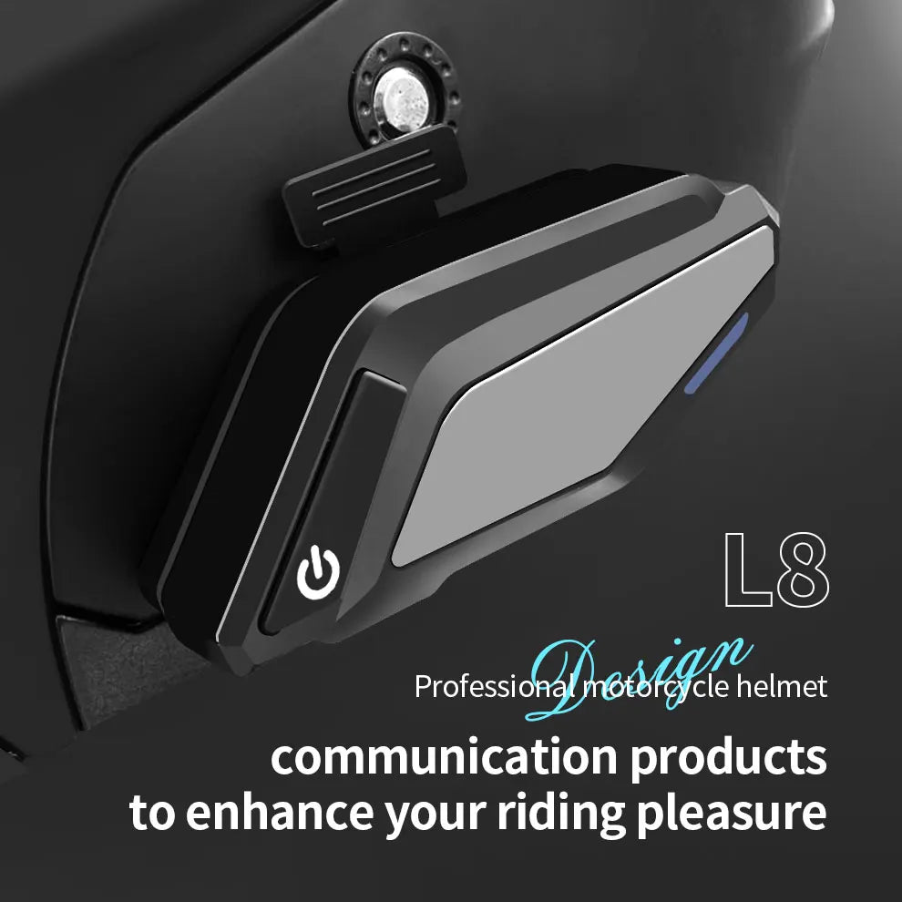 BT 5.3 Moto Helmet Headset Light Wireless Helmet Hands-free Call Phone Motorcycle Waterproof Earphone Music Player Speaker Moto