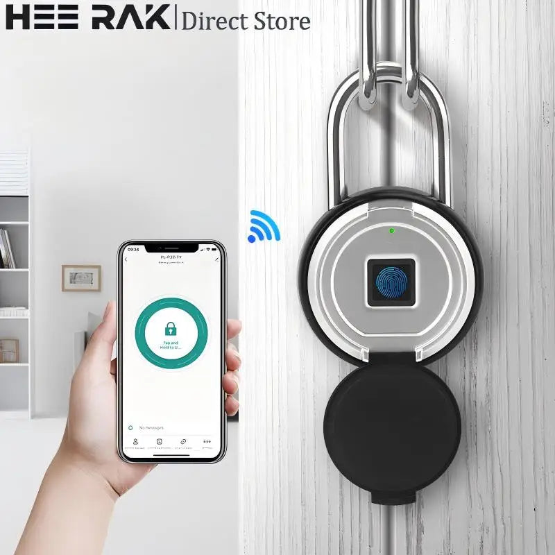 BOZZYS Tuya Fingerprint Lock Household Lock Mobile Remote Authorization Bluetooth Unlock Zinc Alloy Electronic Lock Waterproof