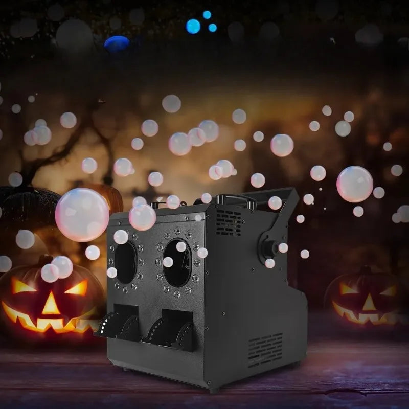1500W Metal Smoke Bubbles Machine  Remote Control Party Fog for Wedding Church Concerts