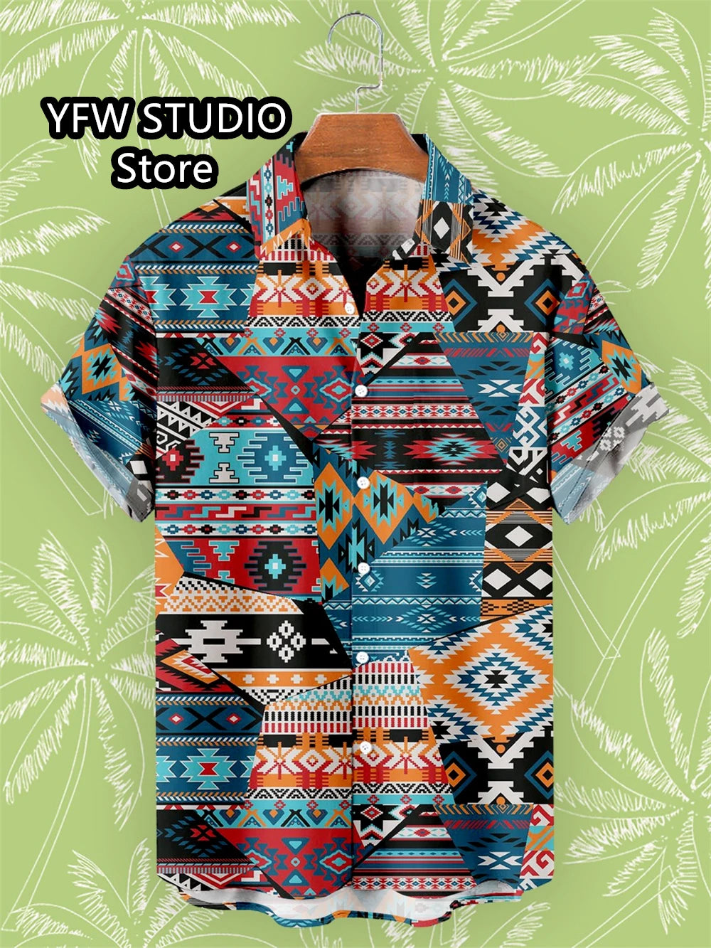Retro Summer Shirts Short Sleeve Bohemian African Tribe 3D Print Shirts for Men 2025 Casual Hawaiian Beach Social Oversized Tops