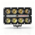 8 Lens Projector Motorcycle LED Spotlight DRL Strobe Flashing Auxiliary Fog Work Light Universal For Car Truck SUV UTV Off‑Road