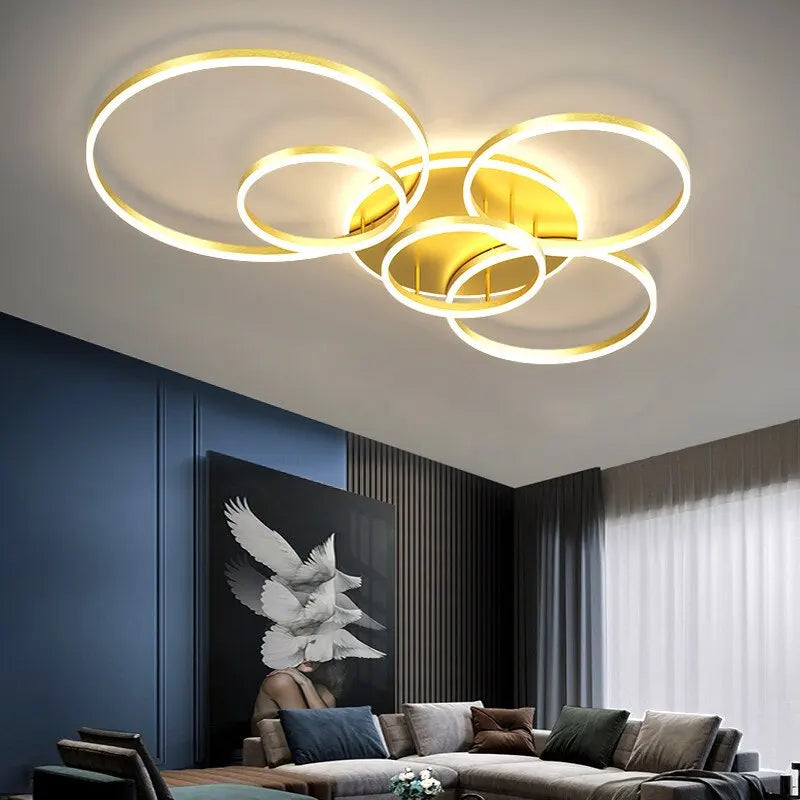 LED Ceiling Chandelier Lighting For Home Living Study Room Bedroom Dimmable Ceiling Lamp Indoor Lighting Decoration Lamps