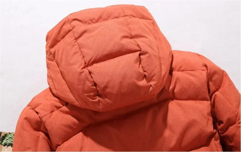 Down Jacket Male Winter Men White Duck Down Jacket Hooded Outdoor Thick Warm Padded Snow Coat Oversize M-4XL