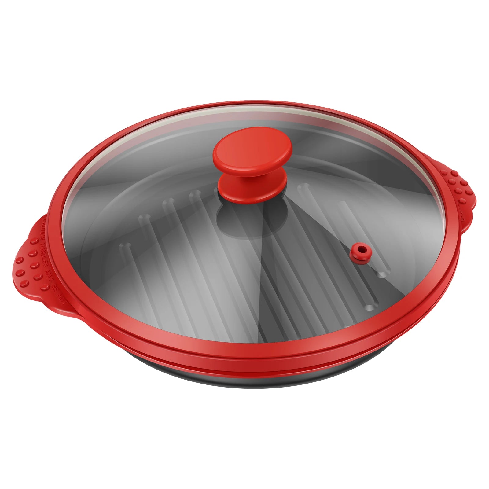 Microwave Grill Pan Non Stick Microwave Grilling Pan with Lids Large Capacity Microwaves Frying Pans for Cooking Kitchen Gadgets