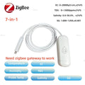 7in1 Zigbee Water Quality Monitor Smart Home Probe Temperature Humidity Sensor TDS SG Meter EC Salnity Tester For Zigbee2mqtt
