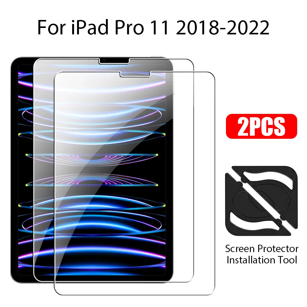 tempered glass for ipad air 11 m4 m3 m2 5 4 pro 13 m5 12.9 screen protector 11th a16 10 9 9th 10th gen mini 7 6 Protective Film