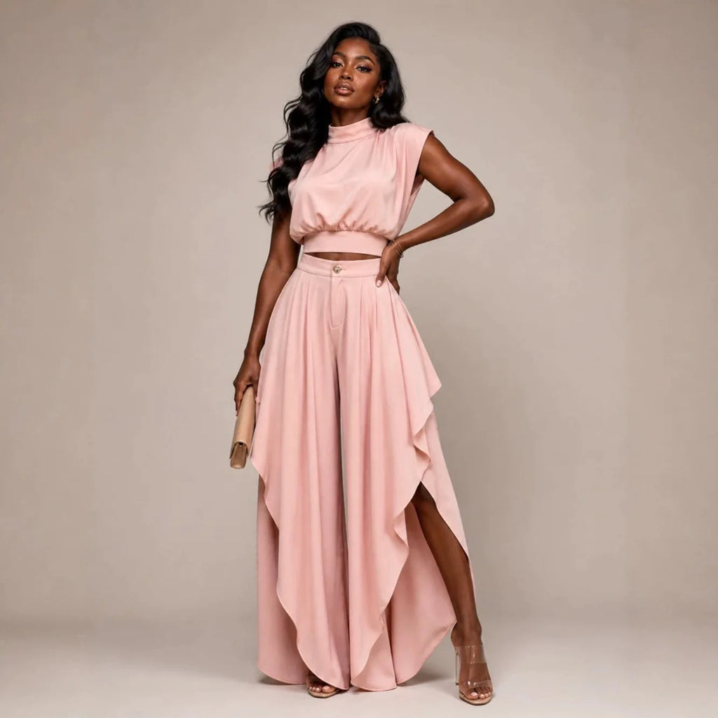 2 Piece Women Sets 2026 New Summer Autumn Matching Sets Two Pieces Sets Short Sleeve Tops And Pants Suits Outfits Clothing