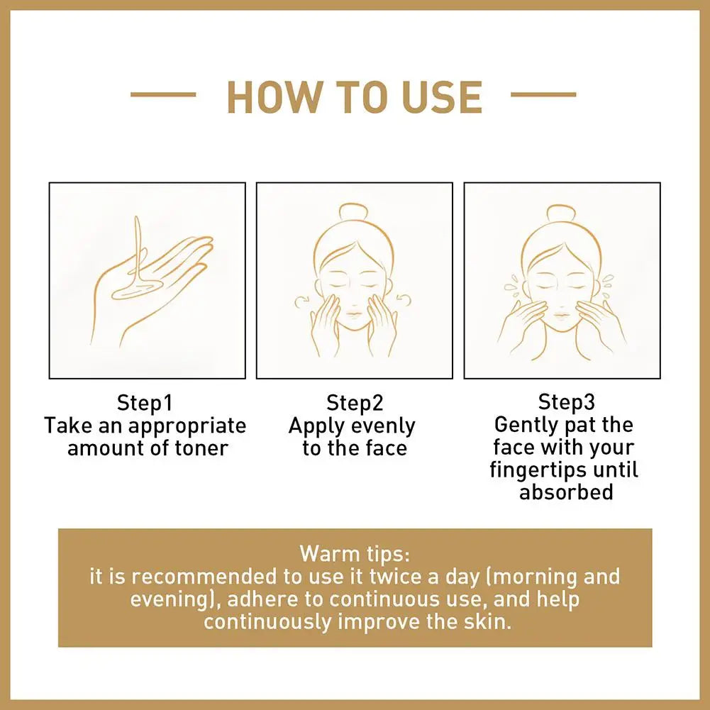 Rice Toner Moisturizing Firming Skin Soothing Repairing Skin Barrier Nicotinamide Brightening Rice Facial Toner Skin Care
