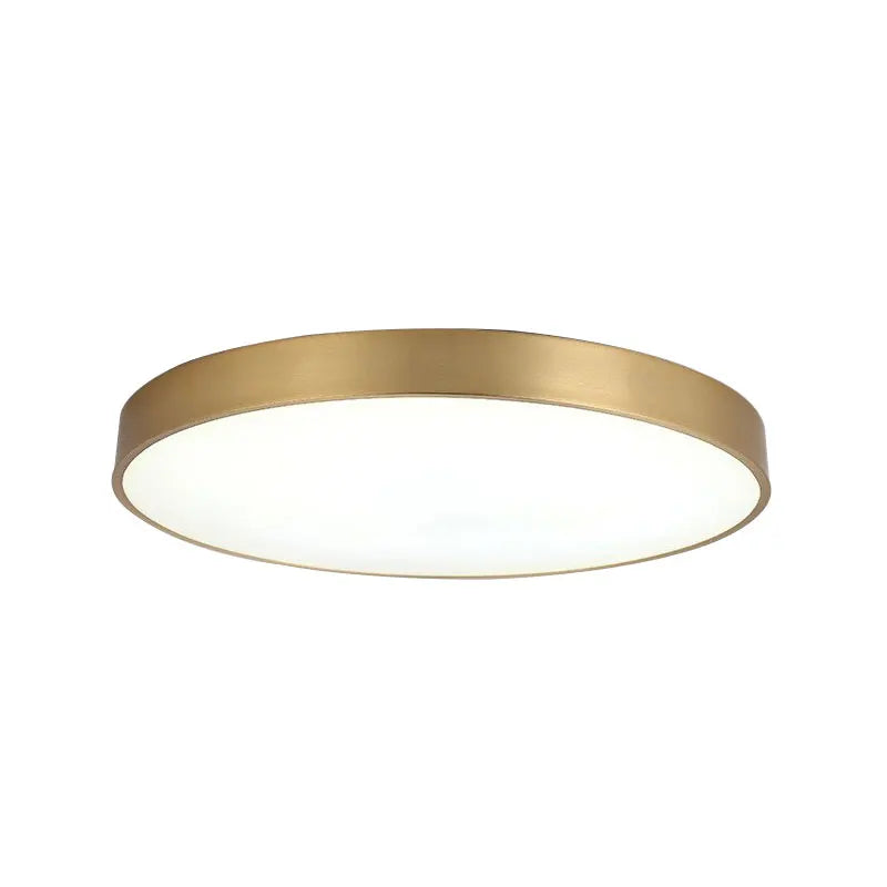 Modern LED Aisle Ceiling Light Lamps For Bedroom Corridor Garage Cloakroom Balcony Indoor Lighting Fixtures Simple Golden Round