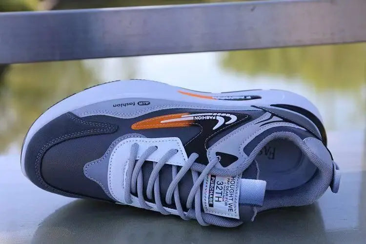 Shoes for Men Lightweight Pu Leather Casual Shoes 2025New Men's Sneakers Fashion Men Tennis Shoes Breathable Sport Running Shoe
