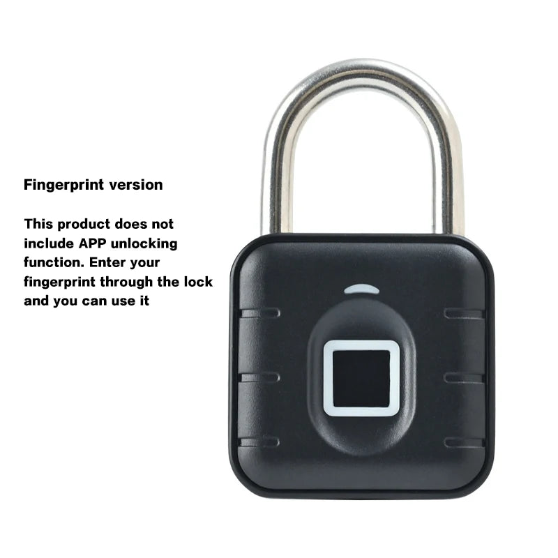 Electronic Lock Tuya Bluetooth Fingerprint Padlock Digital Luggage Lock APP Temporary Password Remotely IP67 Decompression Toys