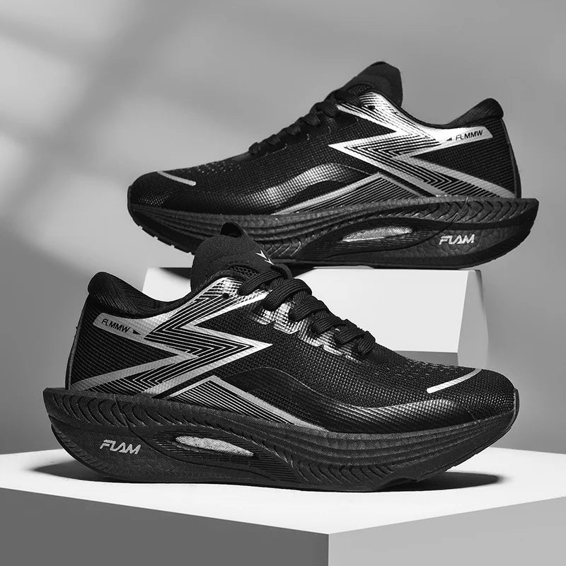 Running Shoes Carbon Board Speciality Marathon Men Sports Breathable Lightweight Women's Comfortable Athletic Nonskid Sneakers