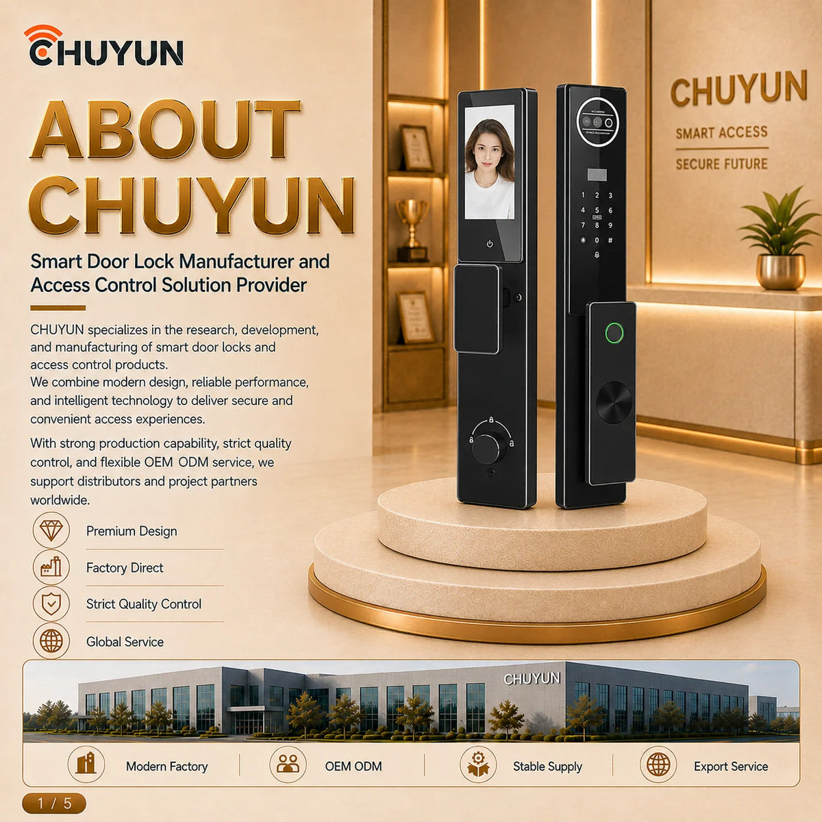 Tuya Smart WiFi Door Lock with Face Recognition Fingerprint Password IC Card Digital Keyless Entry